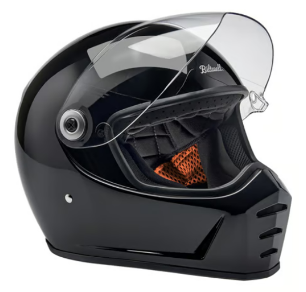 Biltwell Lane Splitter helmet gloss black