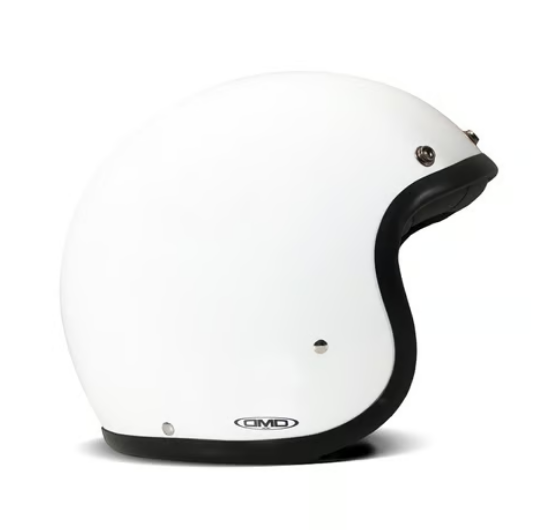 DMD Retro helmet Solid White