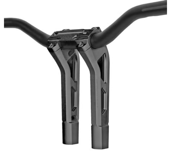 Performance Machine PM, 1-1/4" Phatbar & 12" riser kit. Black Ops