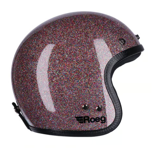 Casco Roeg Jett Purple Haze glitter multicolor