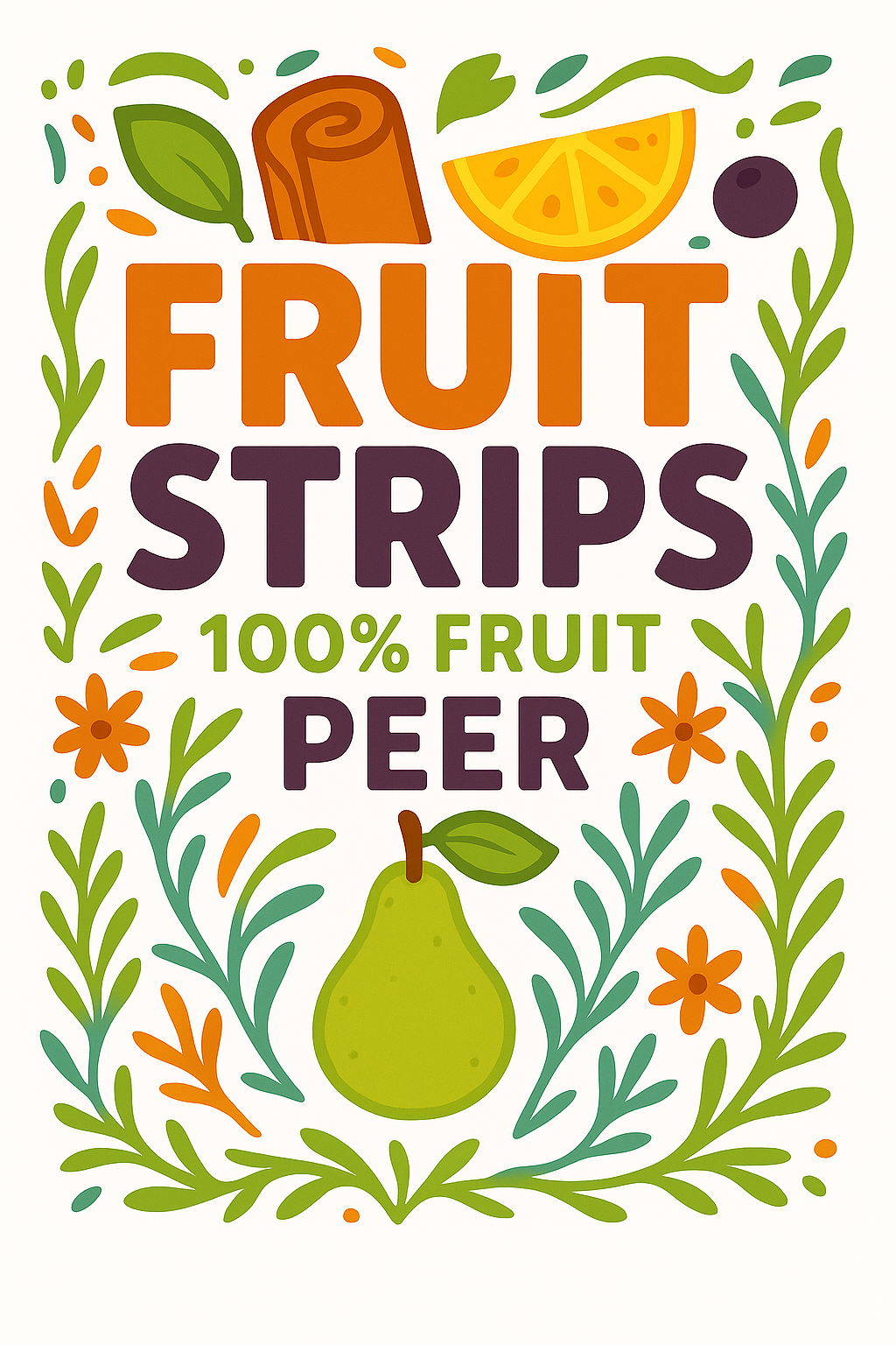 Fruit Strips Peer