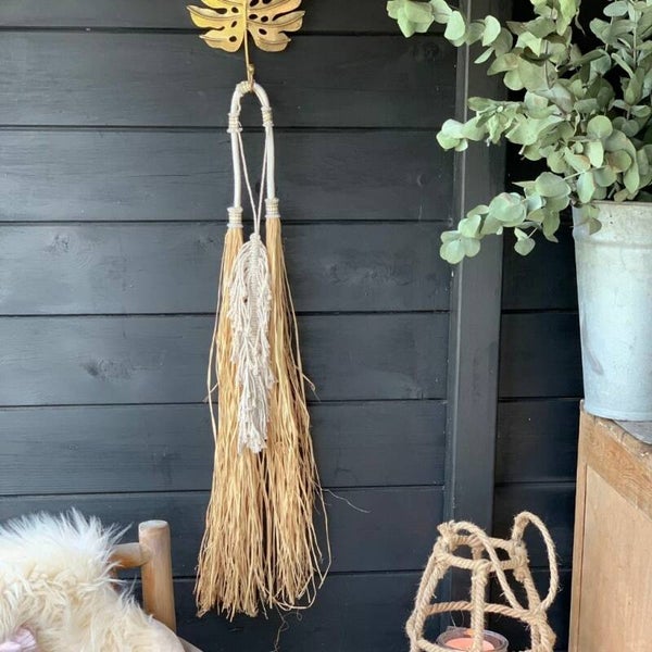 Prachtige ibiza hanger van stro