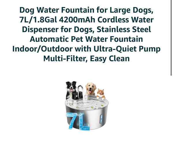 Pet water bowl with pump