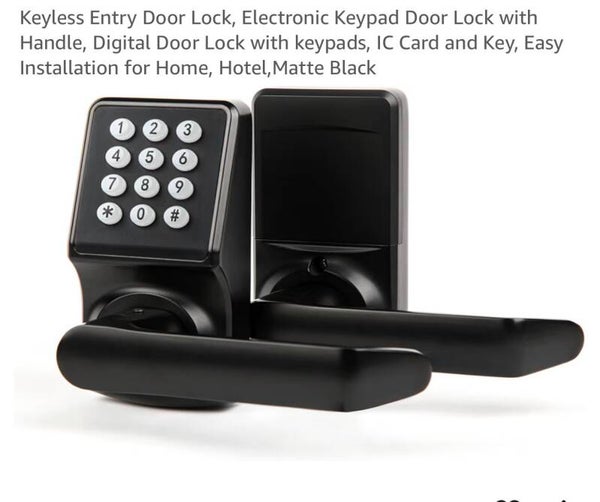 Entry Door Lick with Keypad,