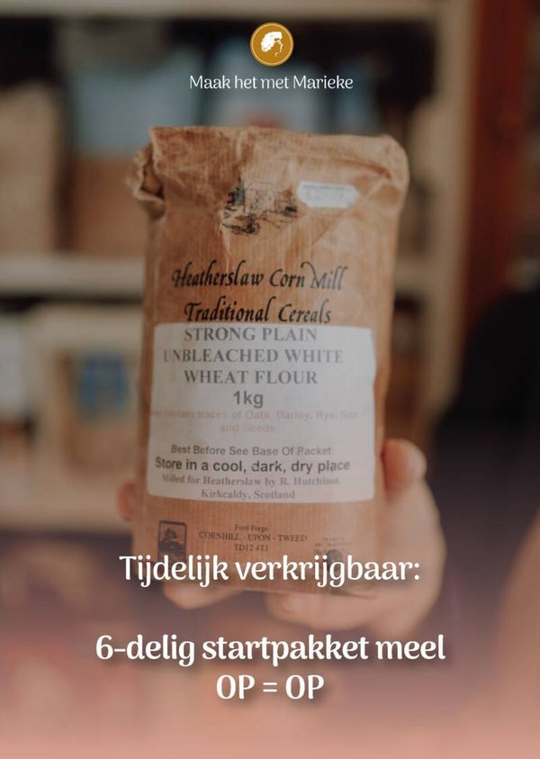 6-delig startpakket meel en bloem