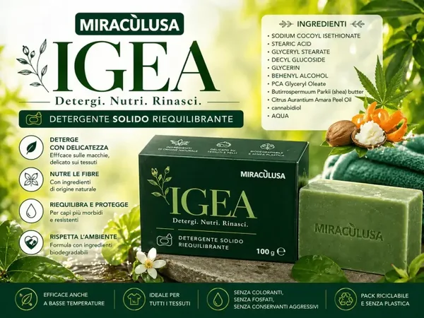 Miracùlusa IGEA – Detergente Solido Riequilibrante