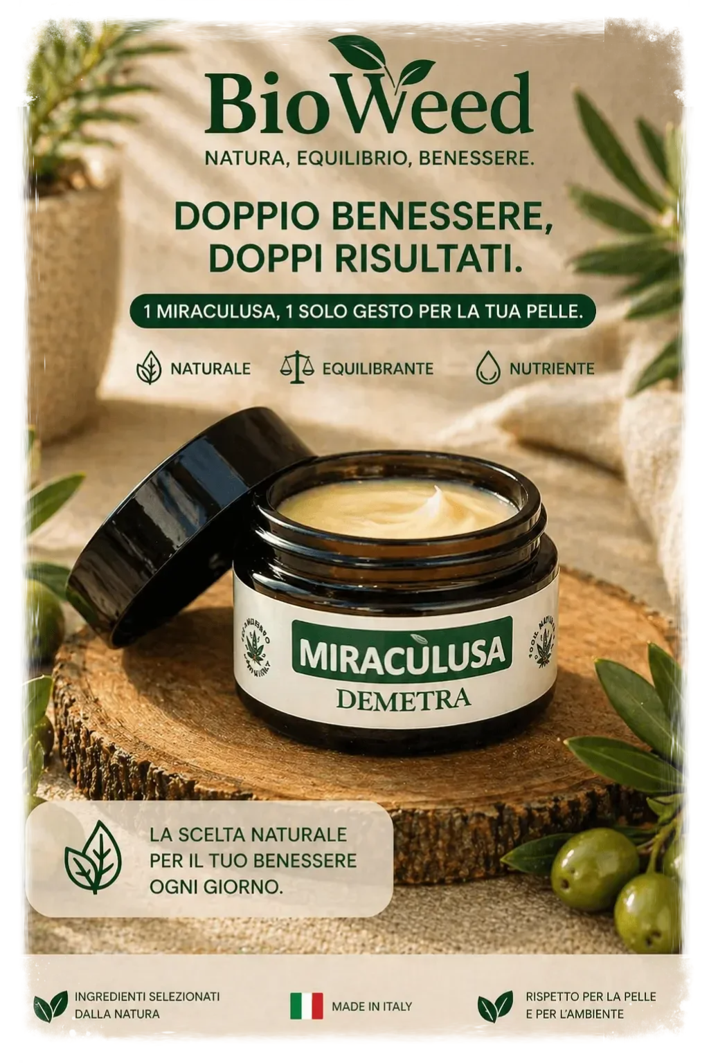 Miracùlusa DEMETRA – Unguento Cosmetico Purificante 50 ml