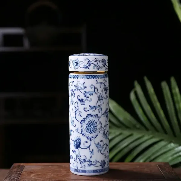 Delfsblauwe Isoleerfles