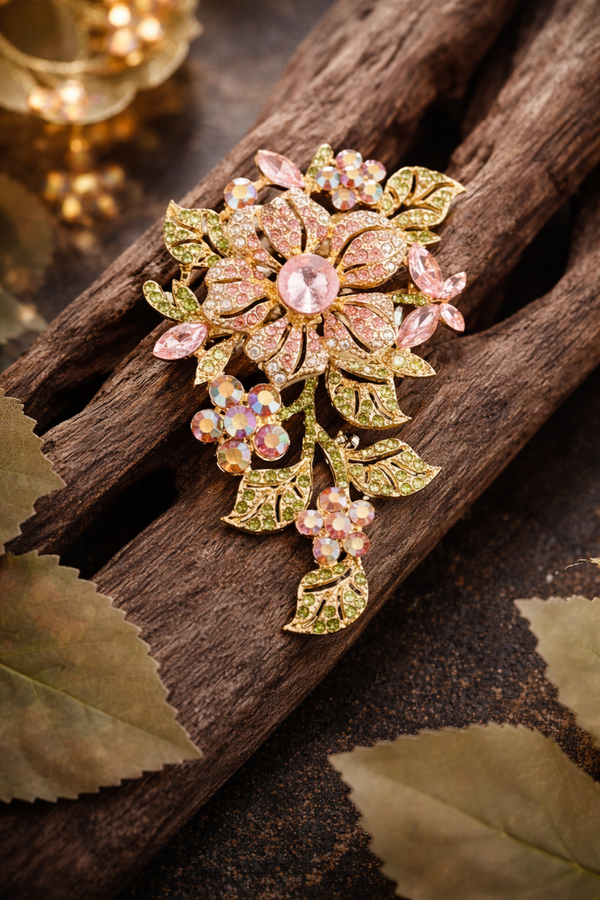 Vintage grote broche