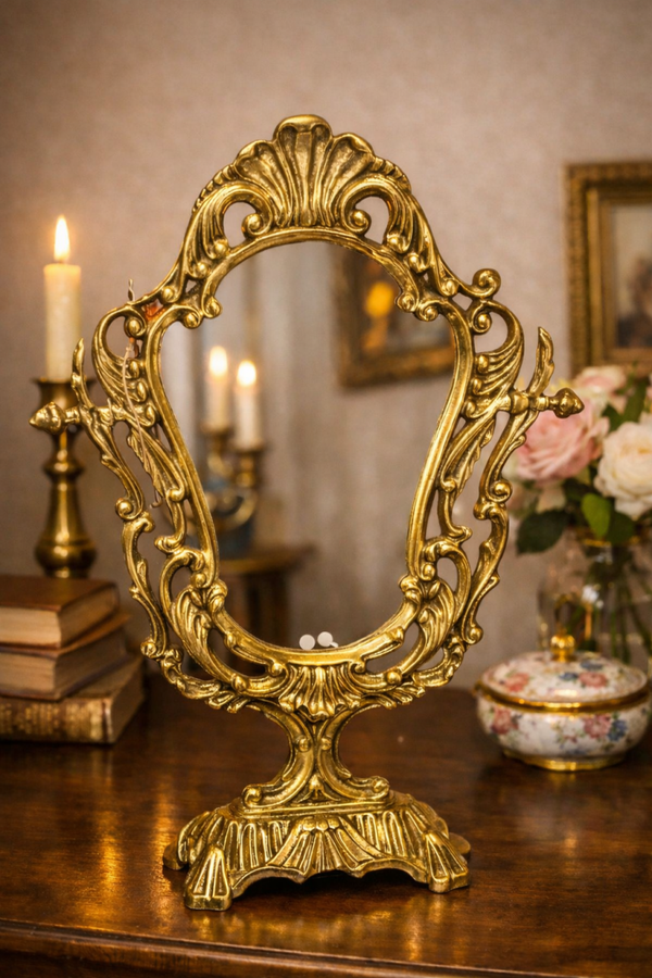 Antieke barok spiegel 1910