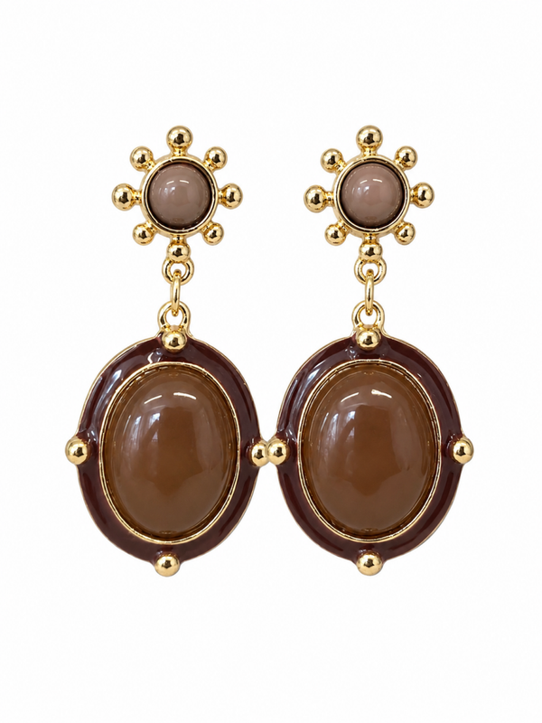 Vintage look oorbellen