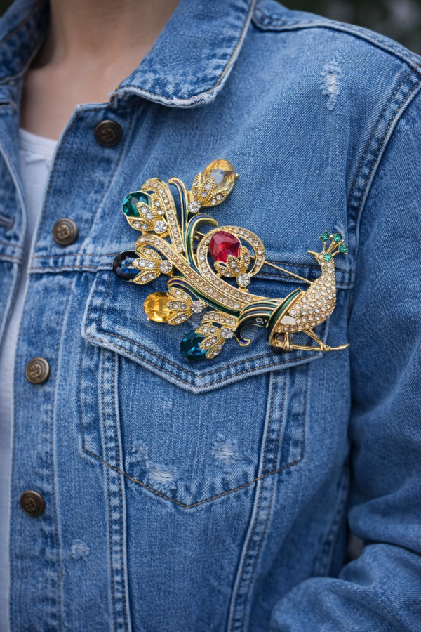 Vintage Broche Pauw