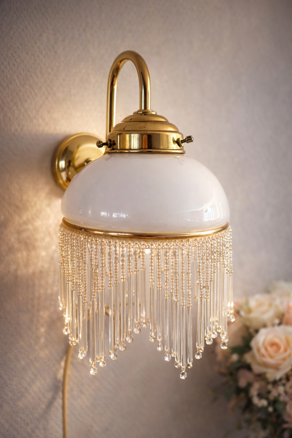 vintage Boudior Wandlamp