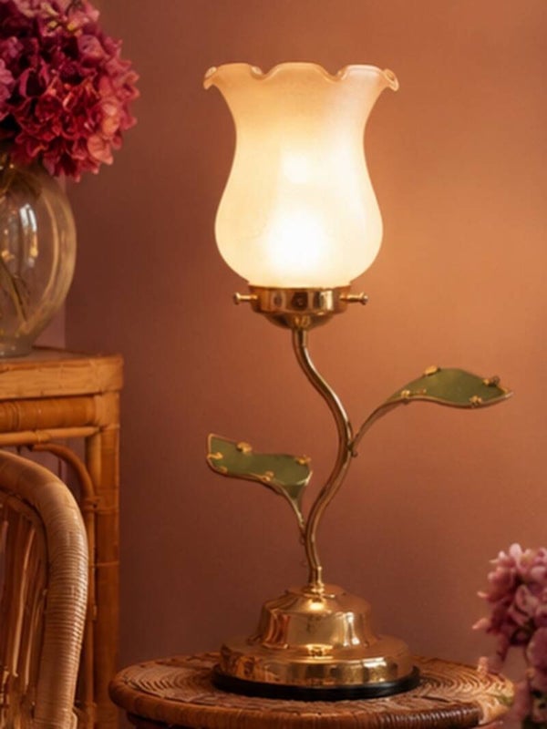 Vintage Lotus lamp