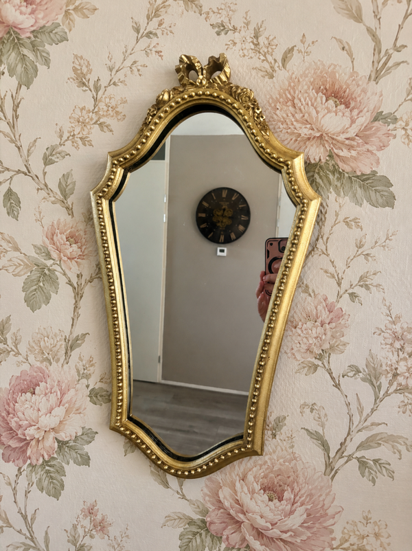 Vintage Franse Barok spiegel -53 cm