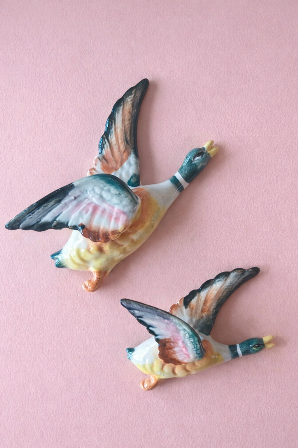 vintage Keramieken Muurvogels