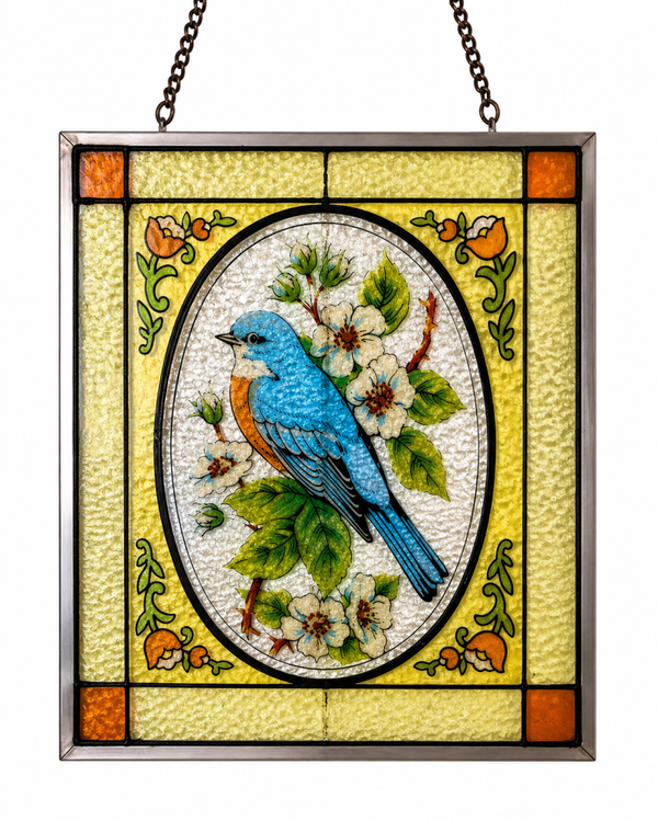 Vintage Glas in Lood Raamhanger