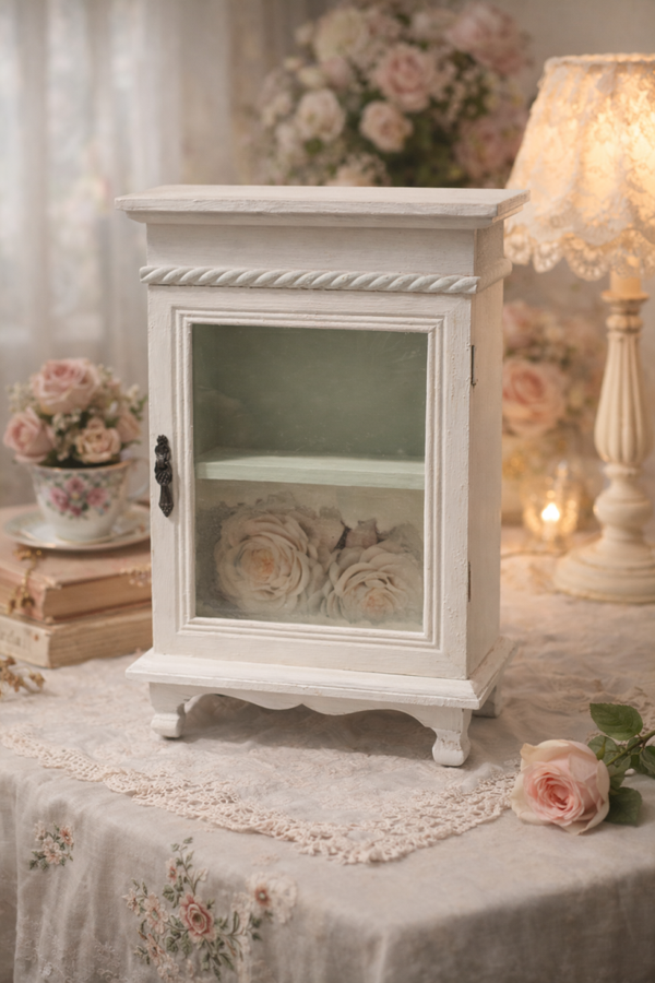 Shabby chic vitrinekastje