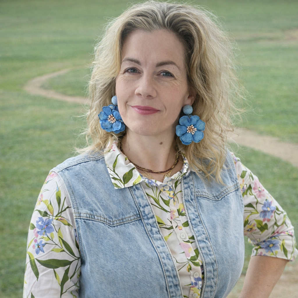 Oorbellen spijkerstof