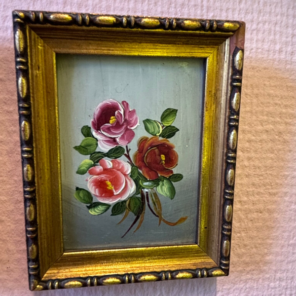 Mini olieverf schilderij