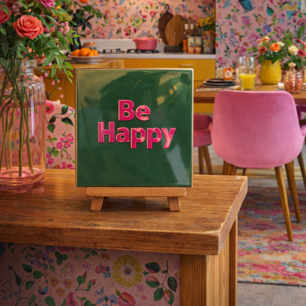 Tegel “Be Happy “