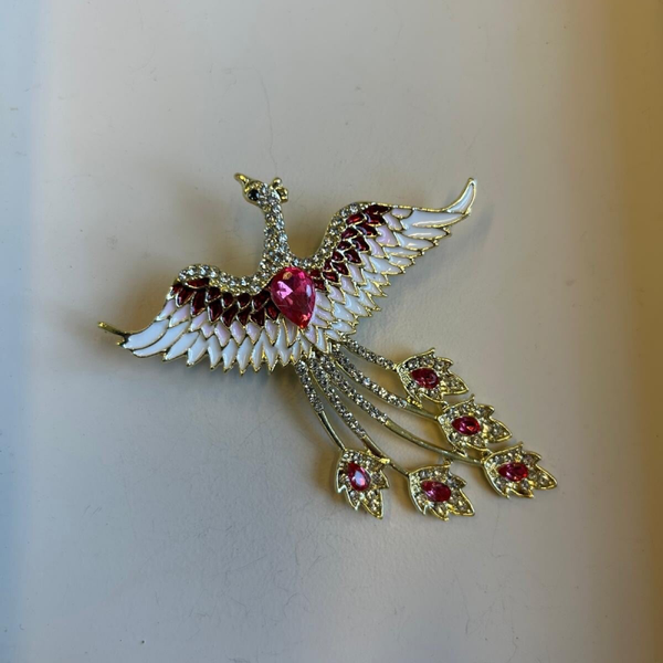 Broche ooievaar