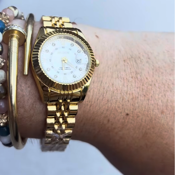 Nieuw Dames Rolex look horloge