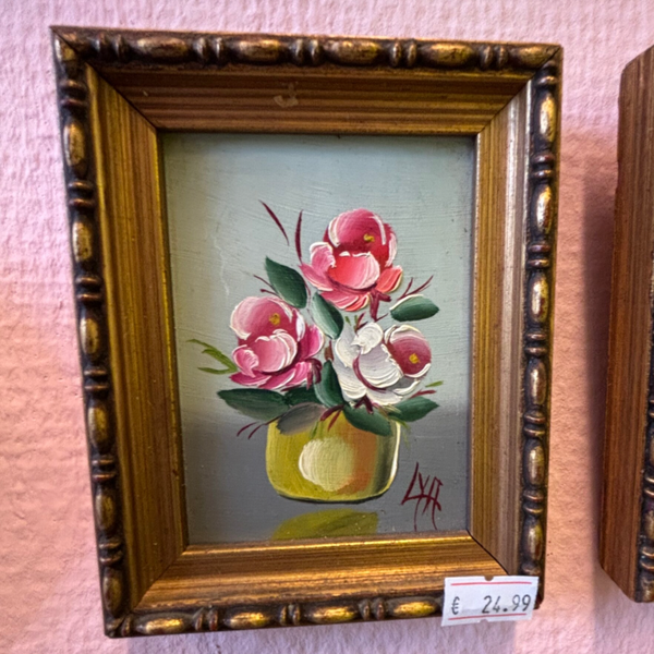 Mini olieverf schilderij