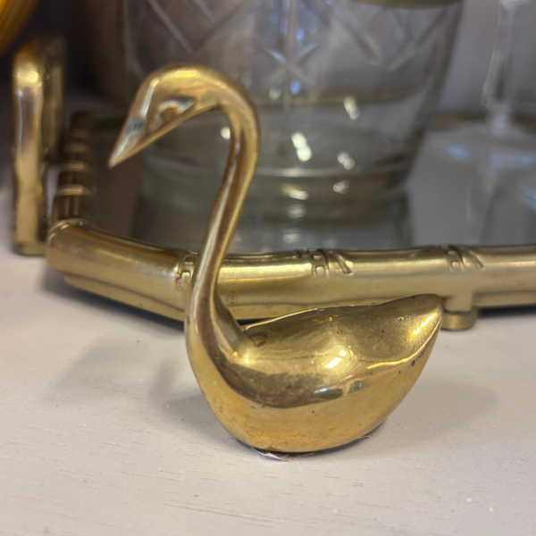 Vintage messing eendje