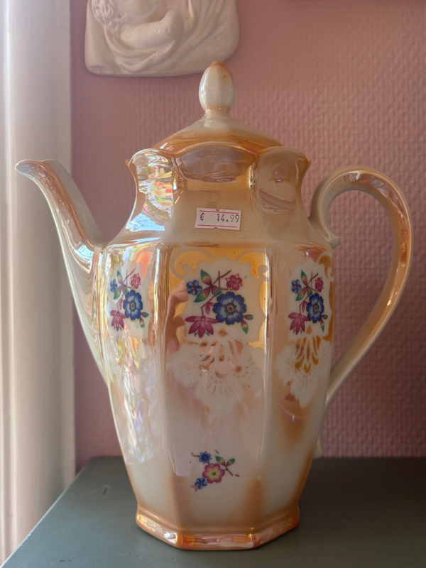 Vintage porseleinen thee pot