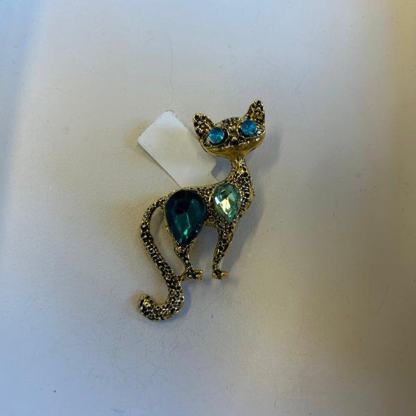 Vintage broche kat
