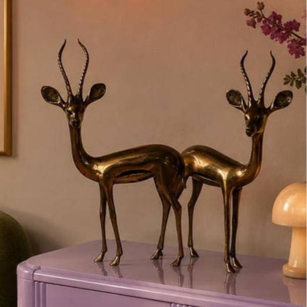 2 messing vintage gazelles