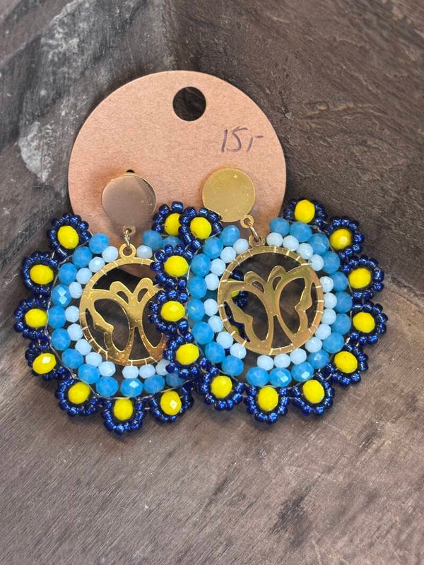 Boho oorbellen