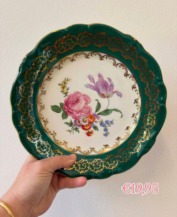 Antieke Mitterteich Bavaria Bord