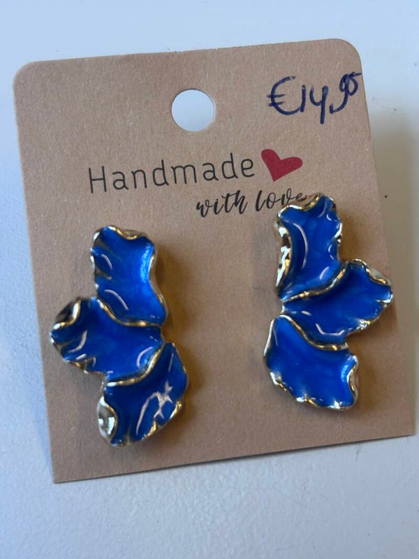 Oorbellen blauw