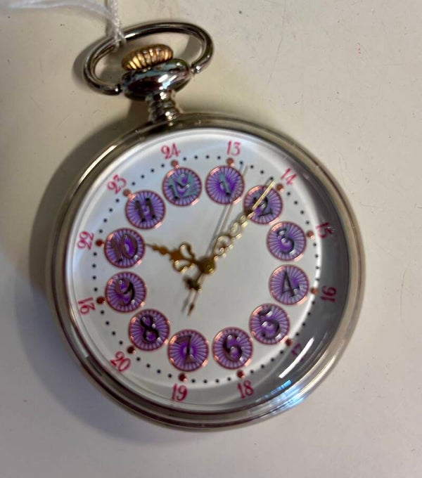 Vintage look zakhorloge met sierlijke design