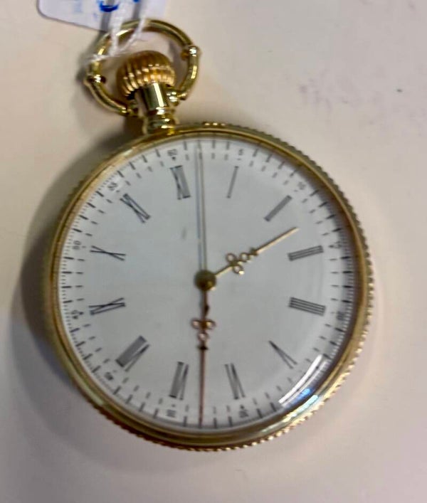 Vintage look goudkleurig zakhorloge