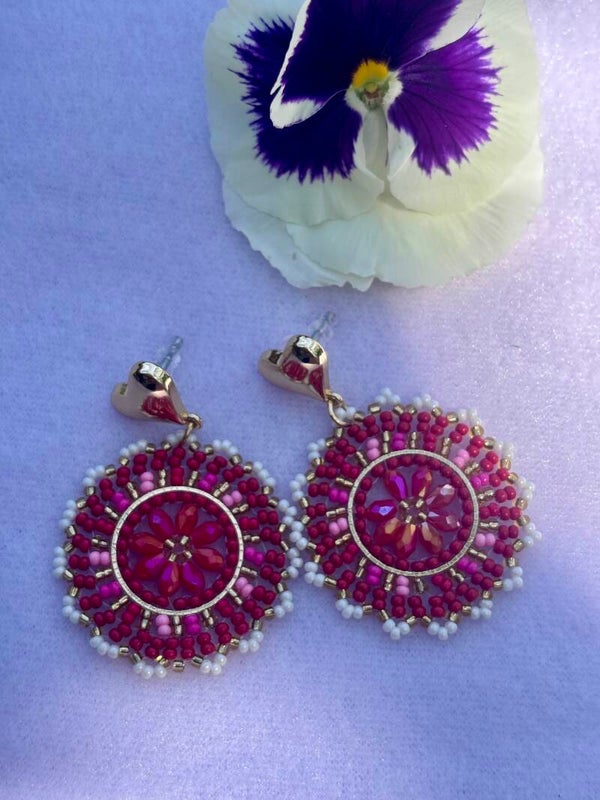 Boho oorbellen