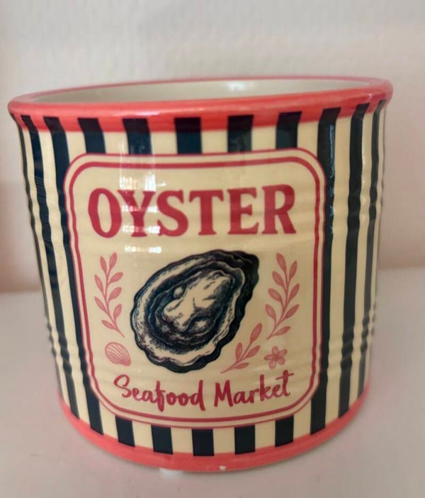 Oyster bloempotje