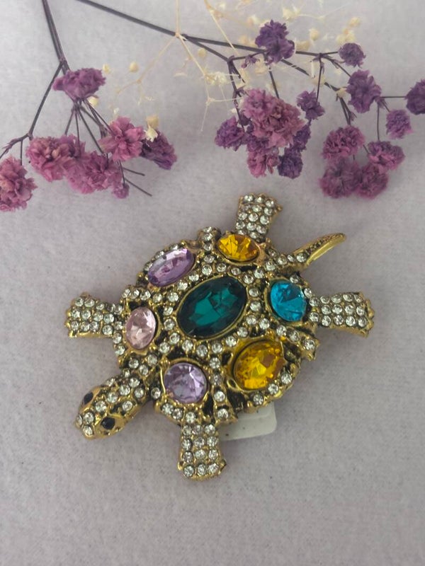 Vintage broche schildpad