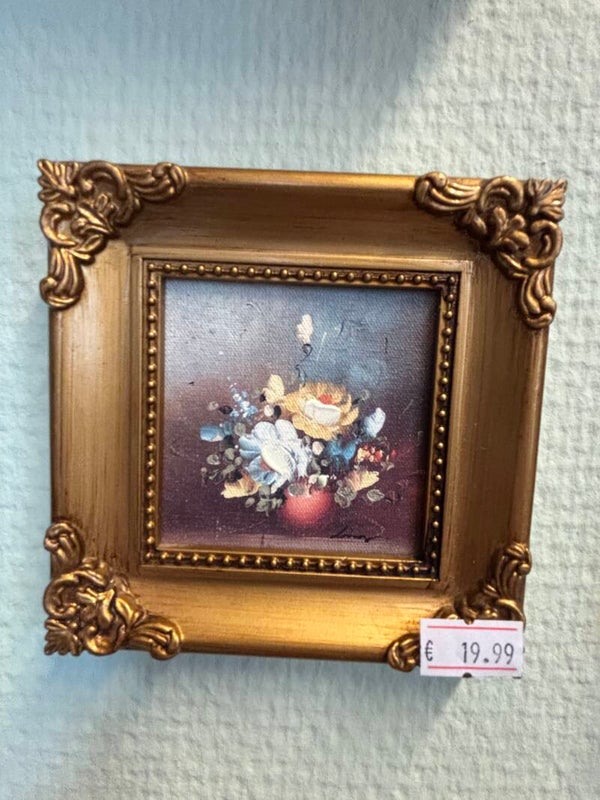 Mini schilderijtje olieverf