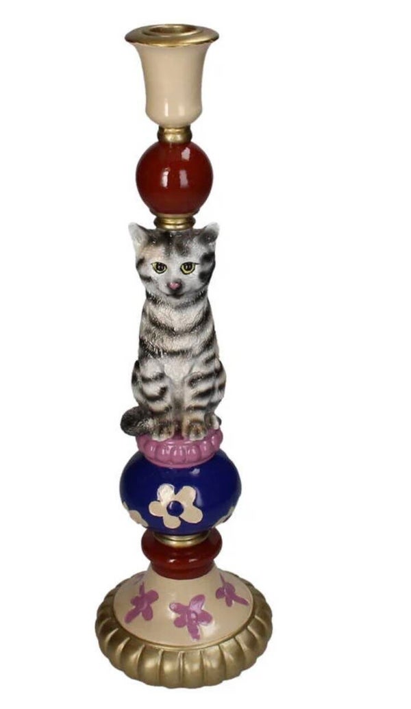Kandelaar Cat multi Groot 35 cm
