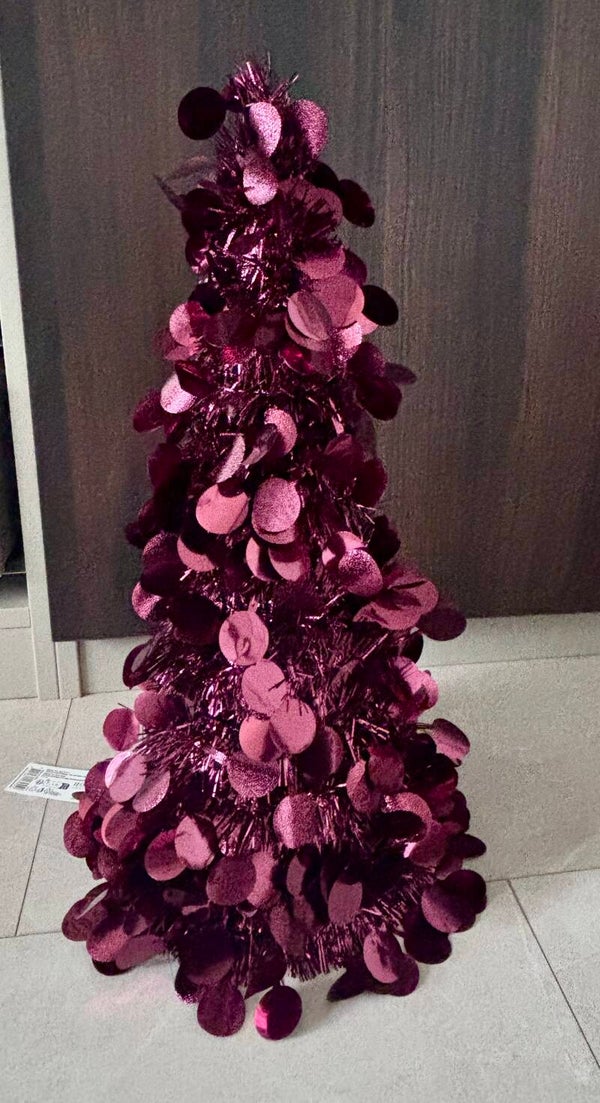 Glamour kerstboom - Bordeaux