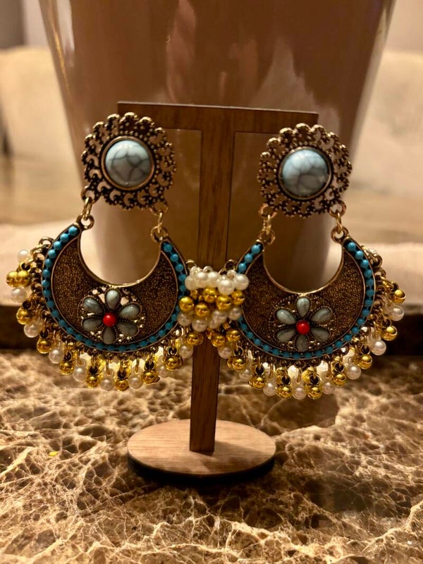 Gipsy/Boho vintage oorbellen