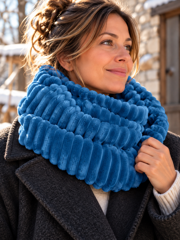 Snood bleu