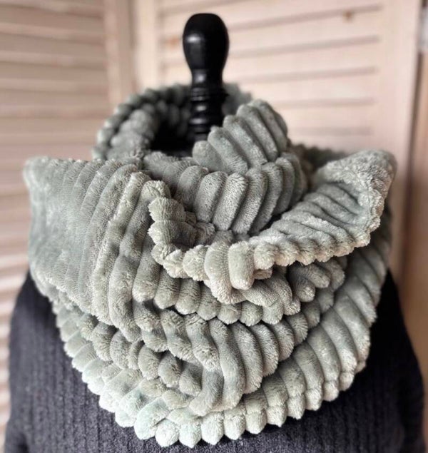 Snood vert de gris