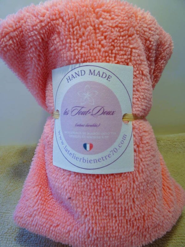 Pack 4 grands Tout-Doux rose baby doll