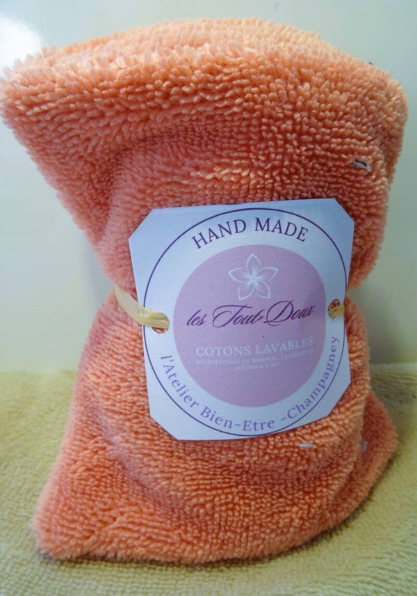 Pack de 4 grands Tout-Doux rose marsala