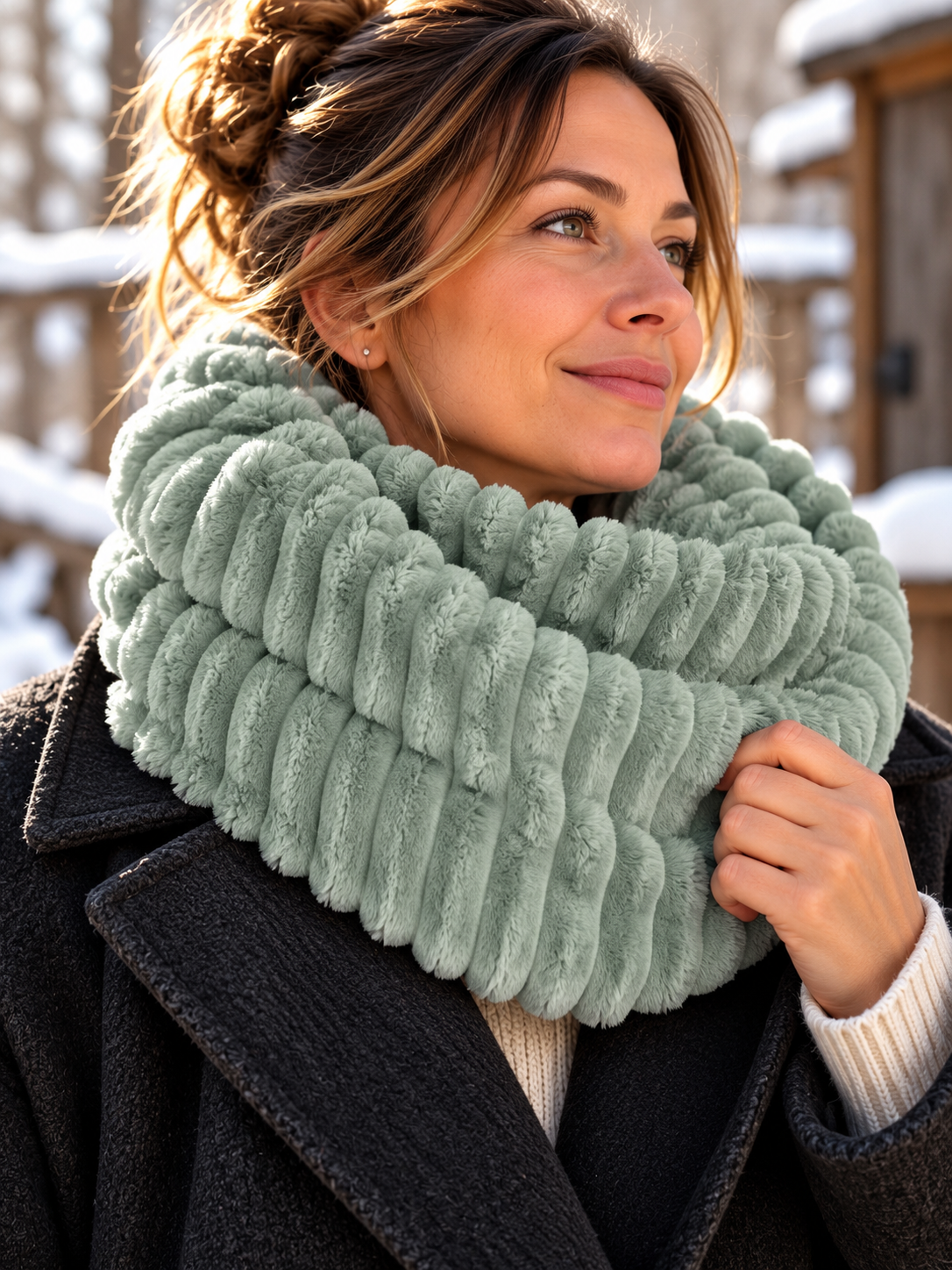 Snood vert sauge