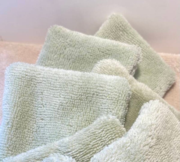 Pack de 7 petits Tout-Doux vert tendre